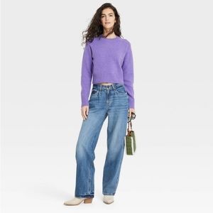 Universal Thread Purple Crew Neck Sweater